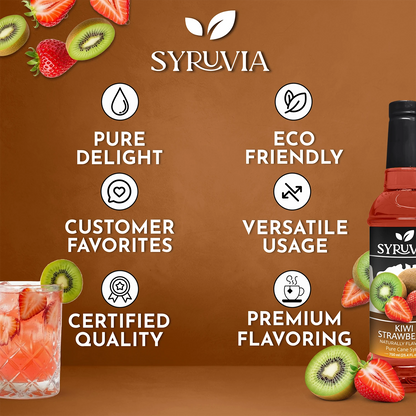 Kiwi Strawberry Syrup Premium Flavoring