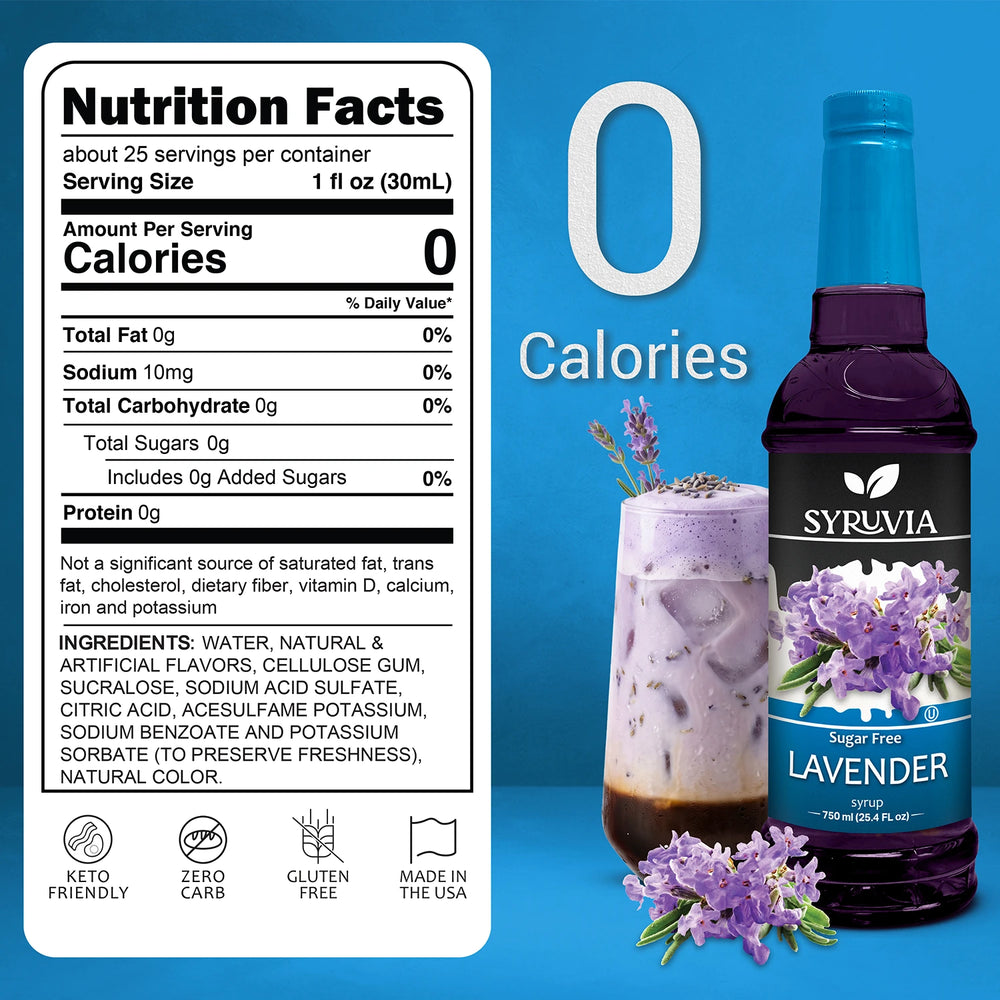 Sugar Free Lavender Latte Syrup