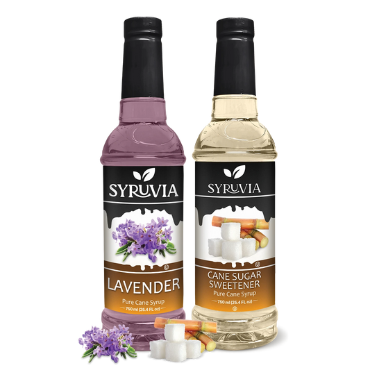 Variety Pack, Lavender, and Cane Sugar Sweetener Syrup