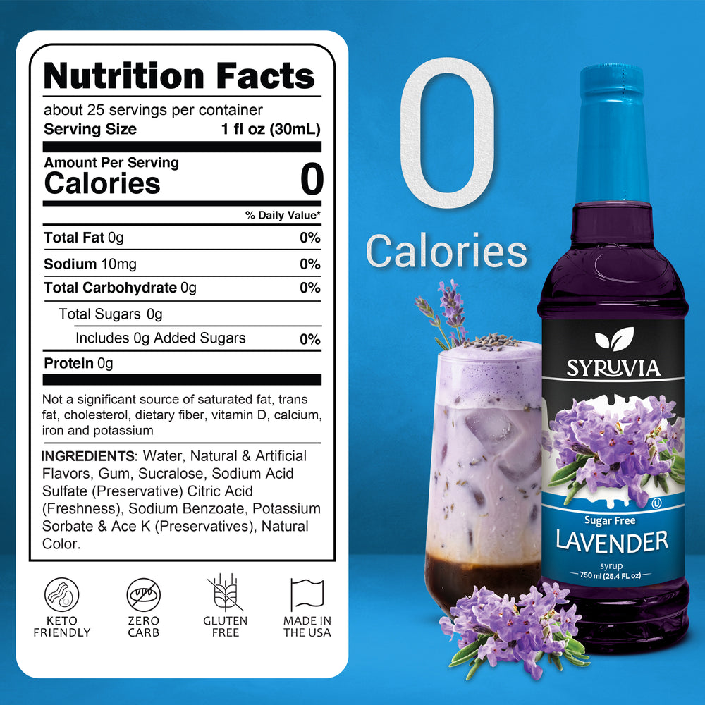 Sugar Free Lavender Latte Syrup