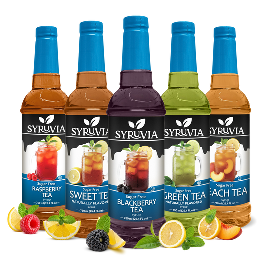 Syruvia Sugar Free Tea Flavor Collection