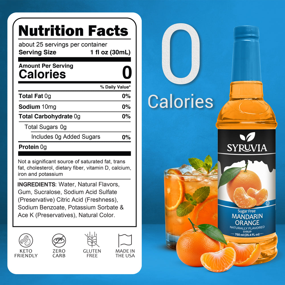 Sugar Free Mandarin Orange Syrup