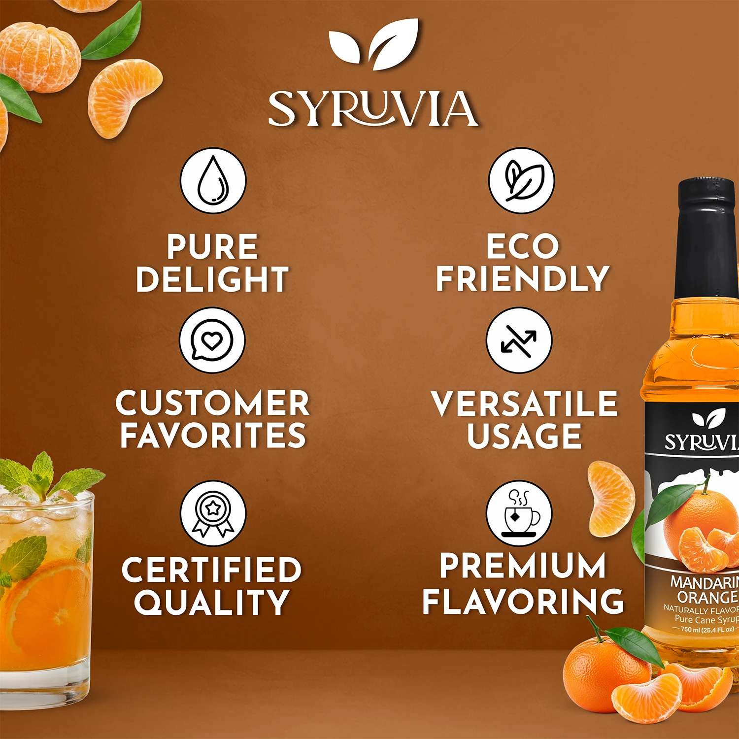 Mandarin Orange Syrup Premium Flavoring