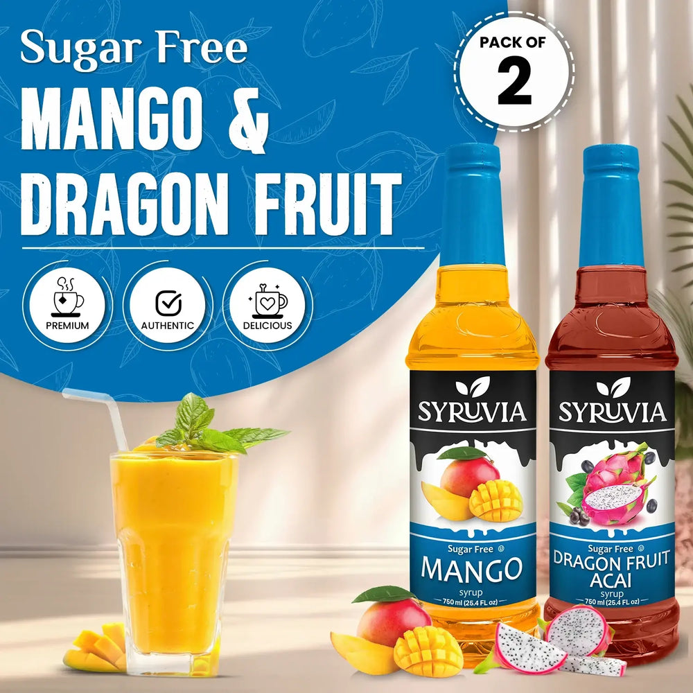 Sugar-Free Mango Dragon Fruit Drinki