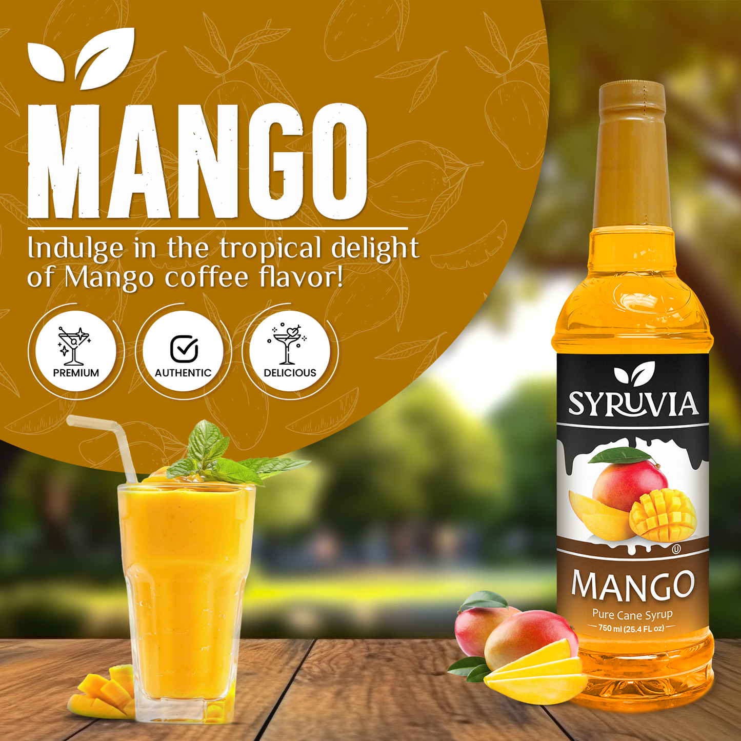 Mango fruity syrup 