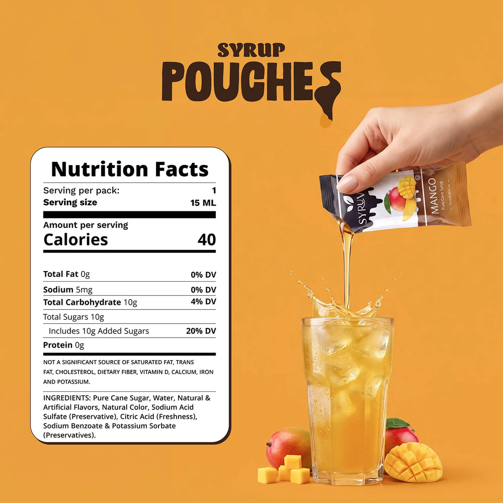 Mango Syrup Pouches