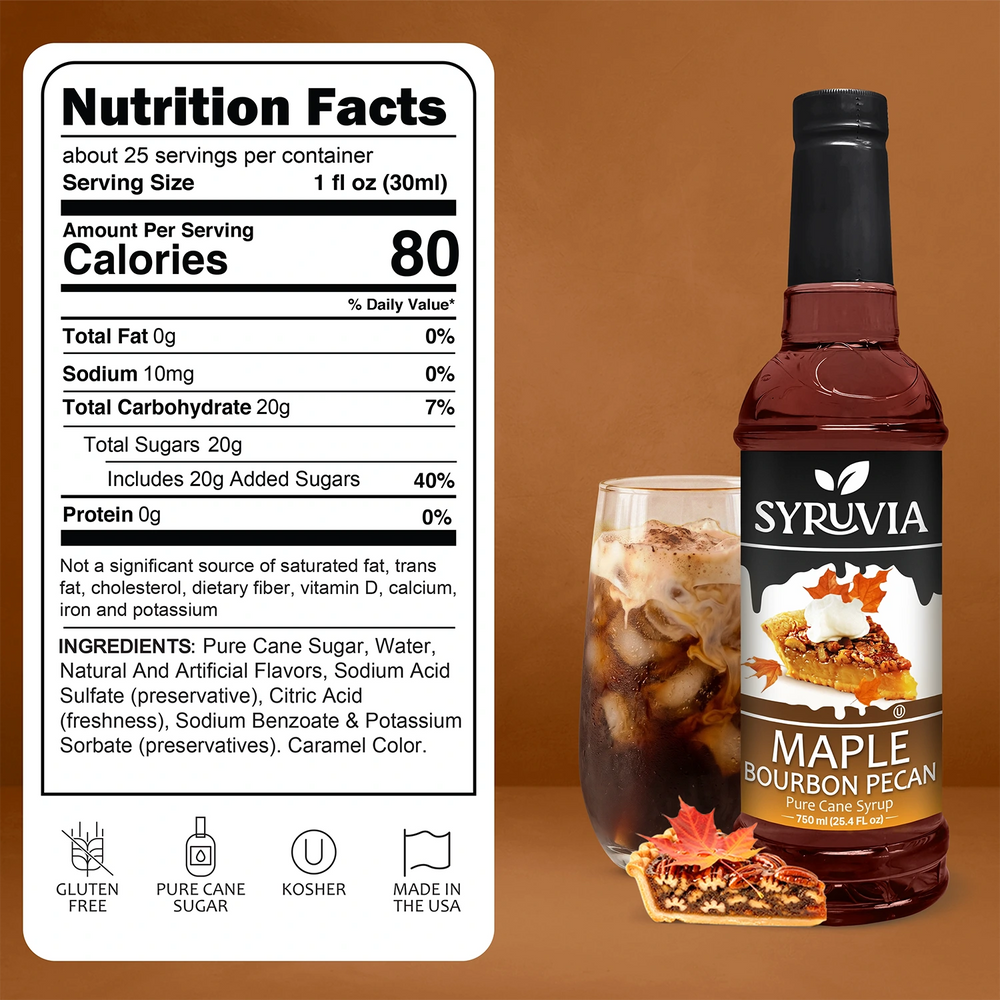 Maple Bourbon Pecan Syrup