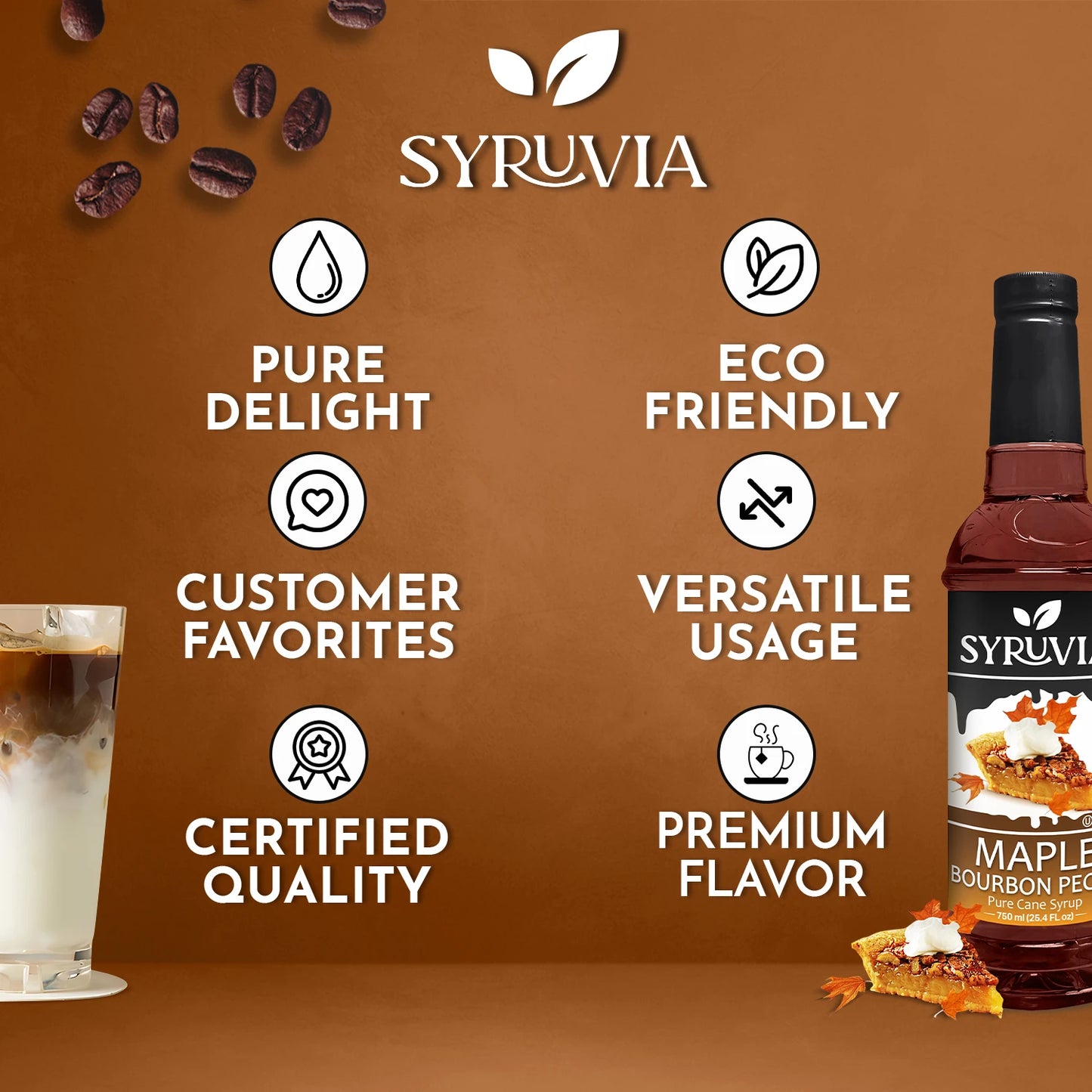Maple Bourbon Pecan Syrup Premium Flavoring