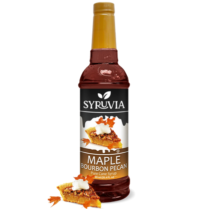 Maple Bourbon Pecan Syrup for Coffee