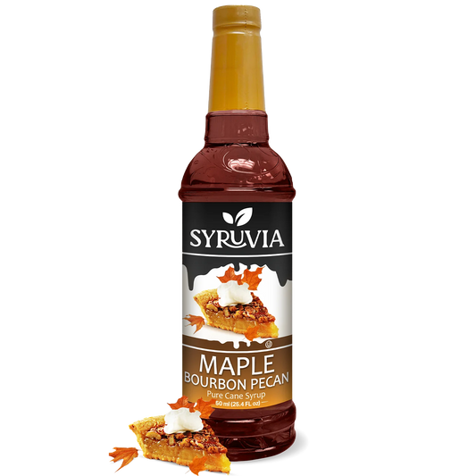 Maple Bourbon Pecan Syrup for Coffee