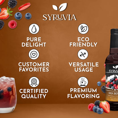 Mix Berry Syrup Premium Flavoring