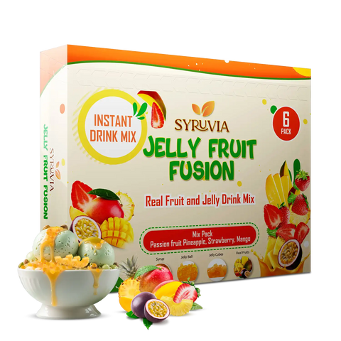 Jelly Ball Drink Mix(Passionfruit, Pineapple, Strawberry, and Mango)