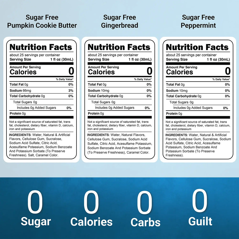 Syruvia Sugar Free Holiday Pack