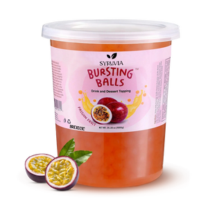 2 LB Passion Fruit Flavored Popping Boba