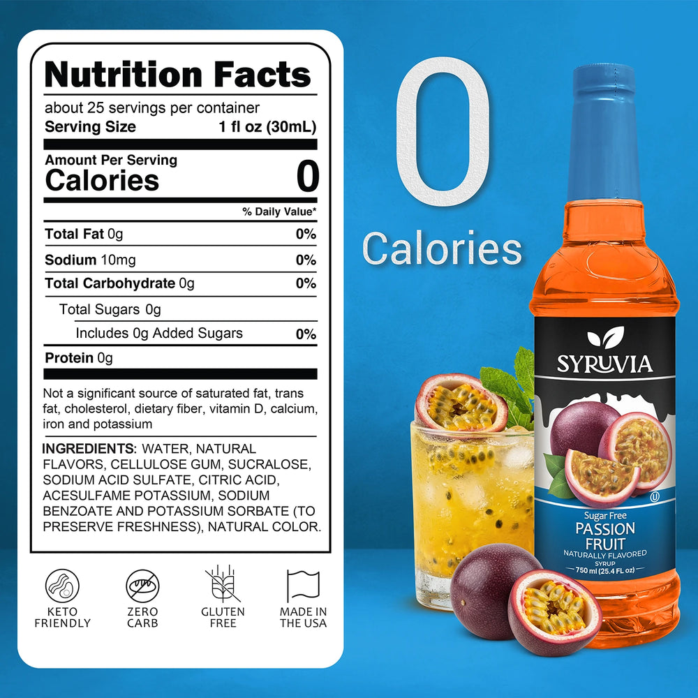 Sugar Free Passion Fruit Syrup