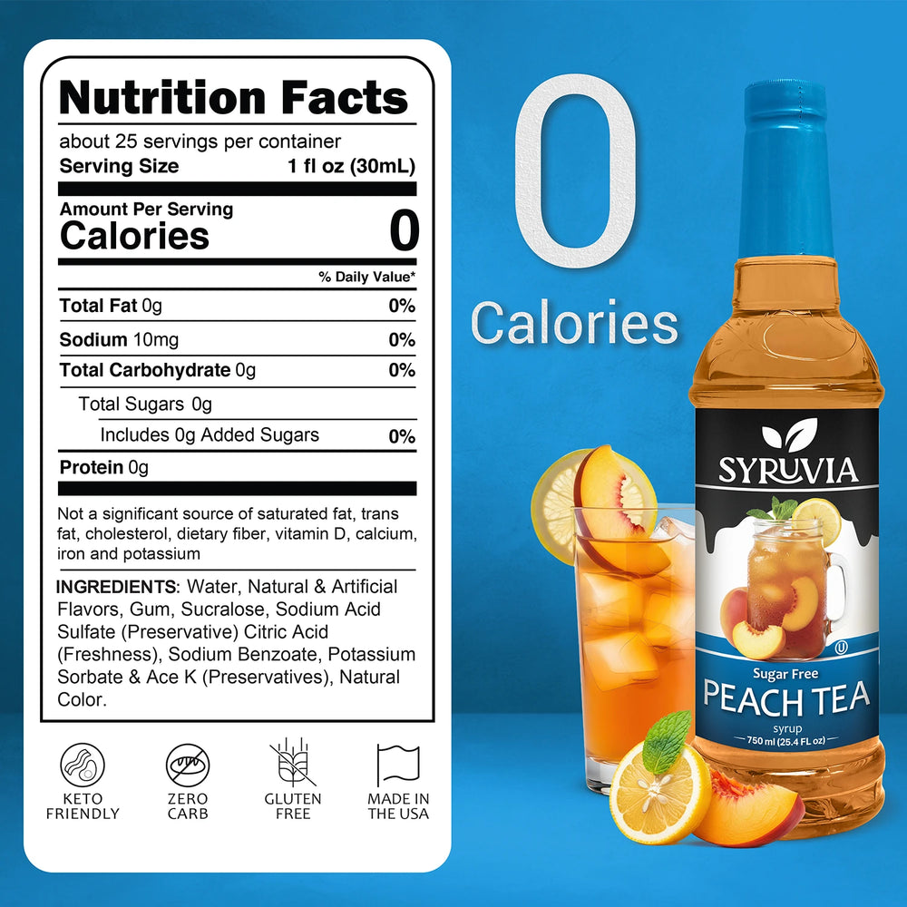 Sugar Free Peach Tea Syrup