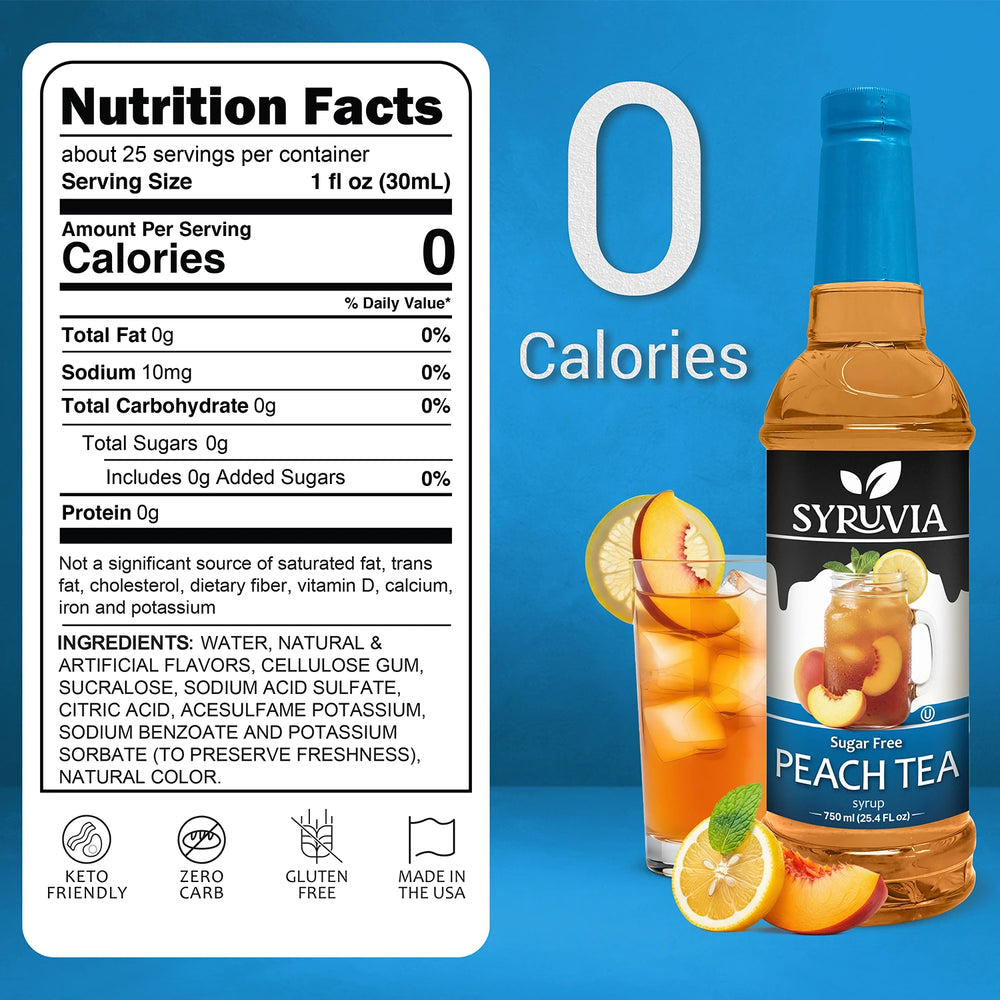 Sugar Free Peach Tea Syrup