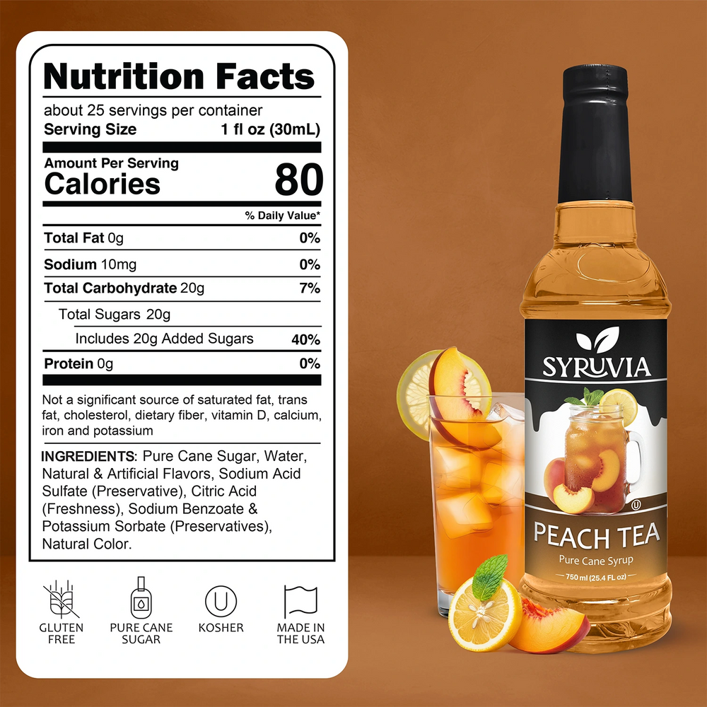 Peach Tea Syrup