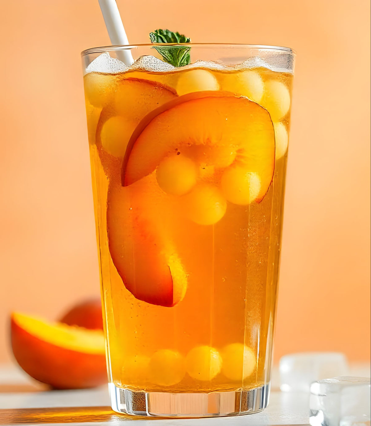 1 LB Peach Flavored Popping Boba signature recipe