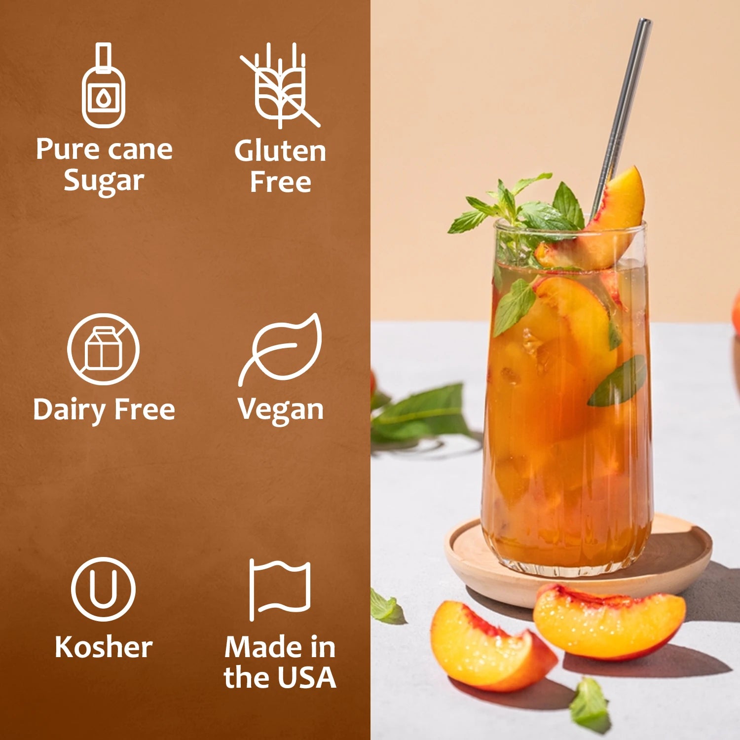 Peach Syrup Dairy Free