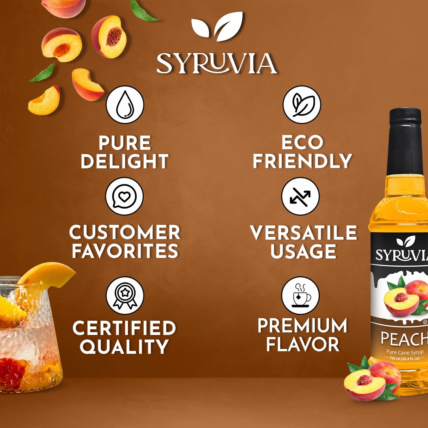 Peach Syrup Premium Flavoring