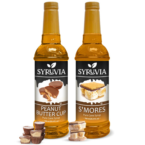 Variety Pack, Peanut Butter Cup, and Smores Syrup