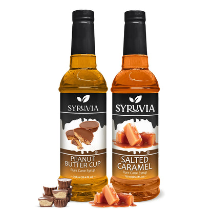Variety Pack, Peanut Butter Cup, and Salted Caramel Syrup