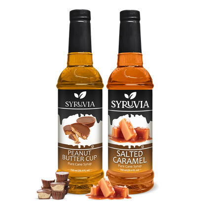 Peanut Butter Cup Syrup Salted Caramel Syrup