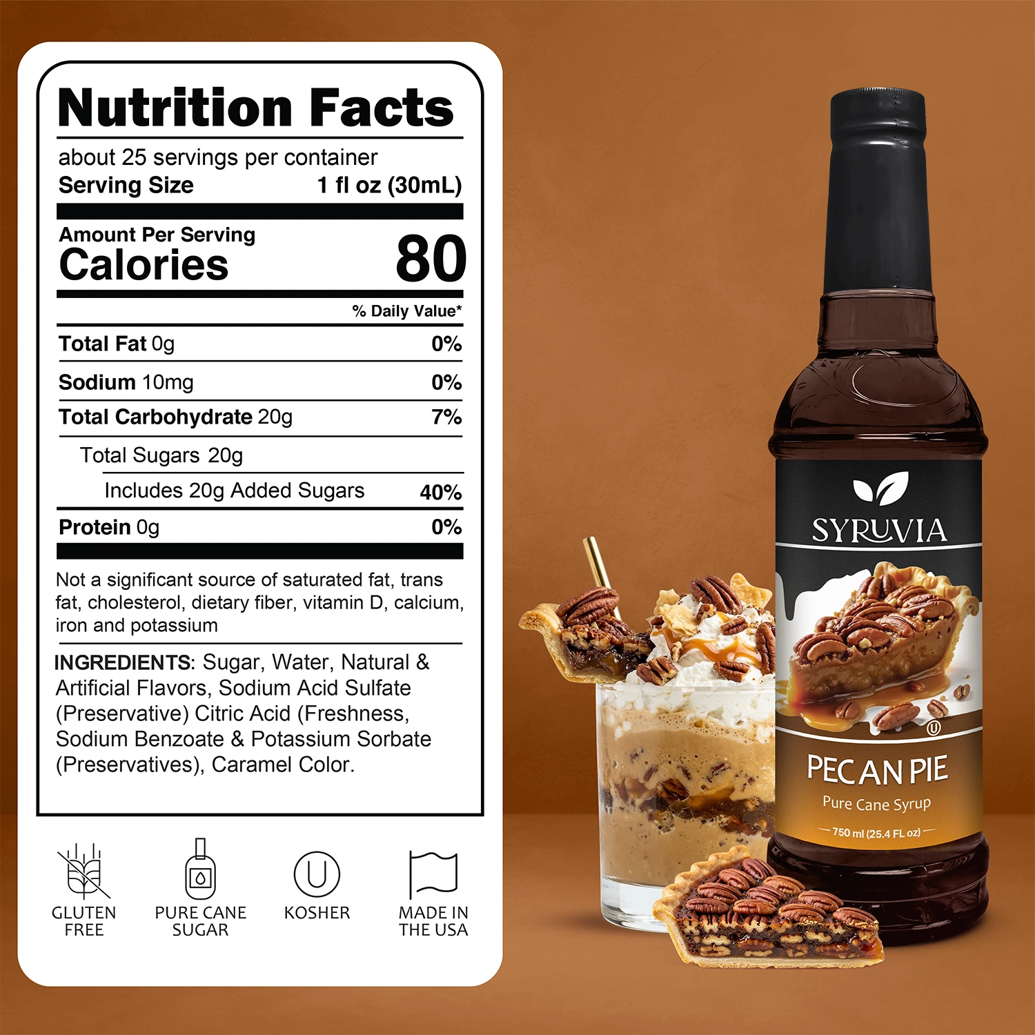 Pecan Pie Syrup Nutrition Facts