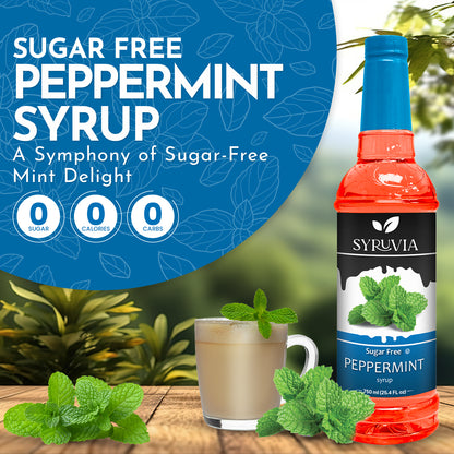 Peppermint syrup sugar free 