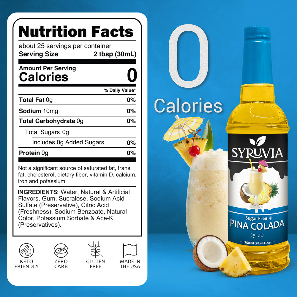 Sugar-Free Pina Colada Syrup