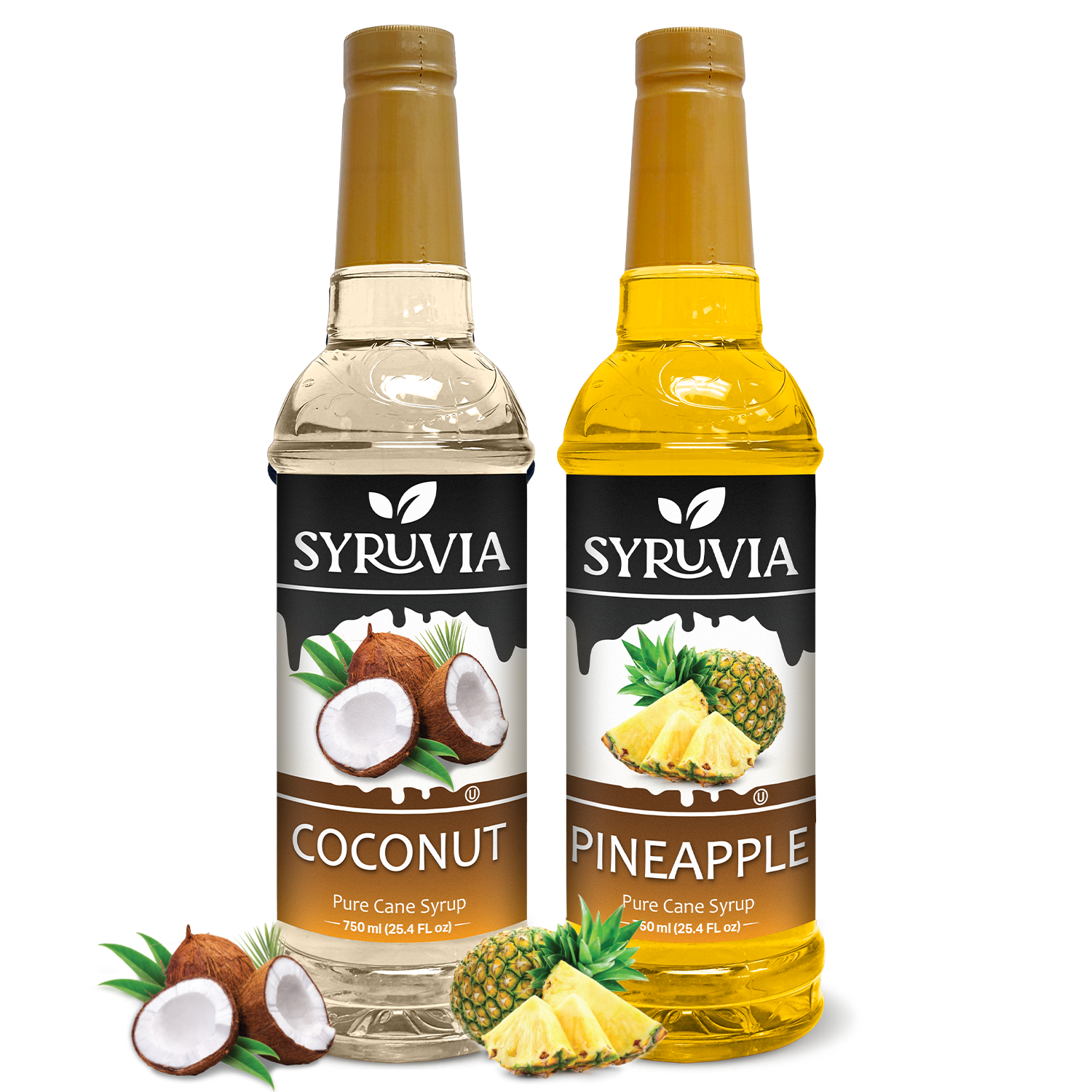 Variety Pack, Pineapple, and Coconut Syrup