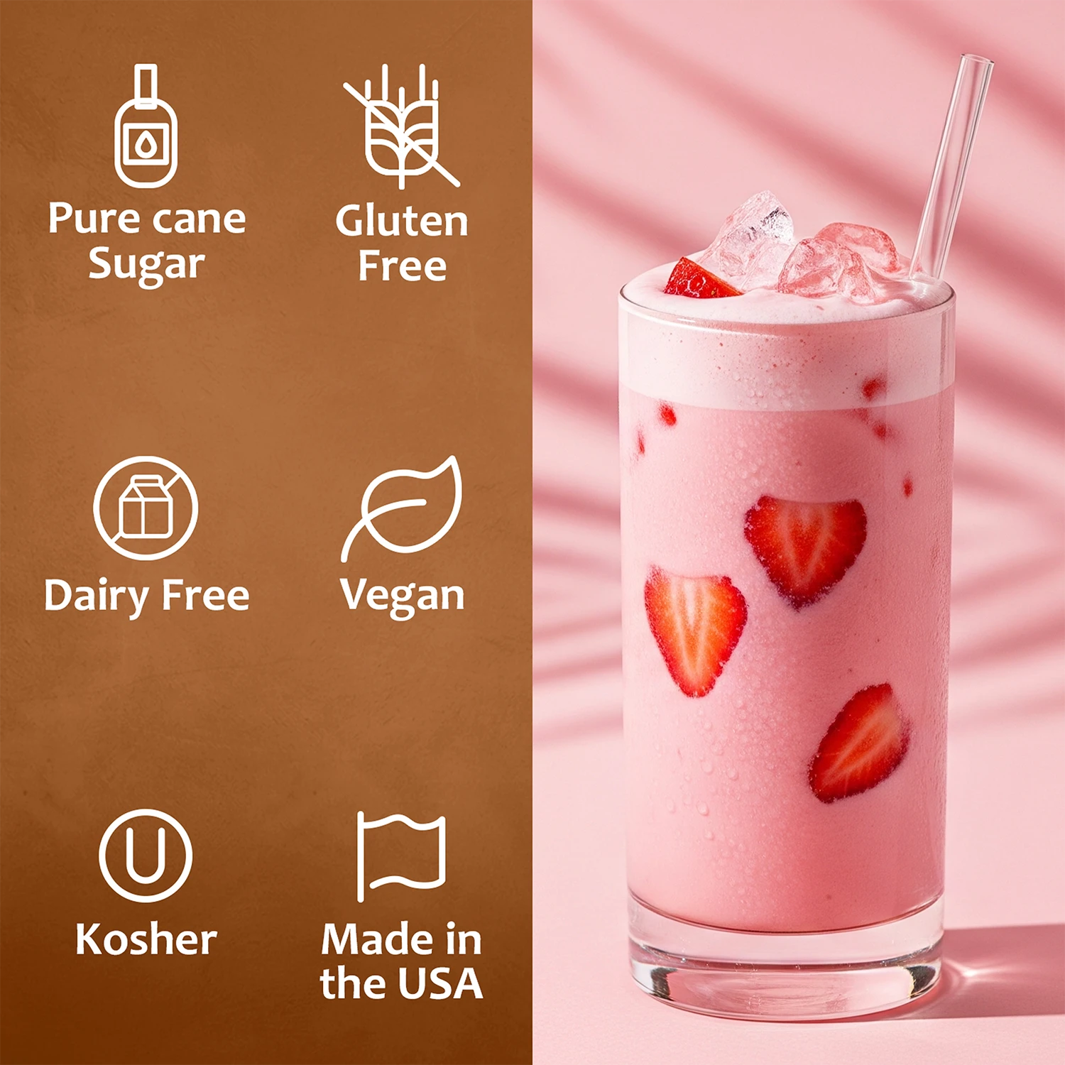 Pink Splash Syrup Dairy Free