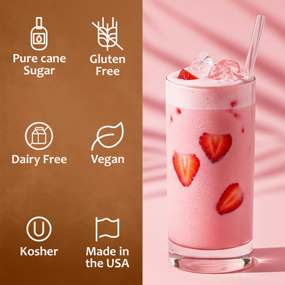 Pink Splash Syrup Dairy Free