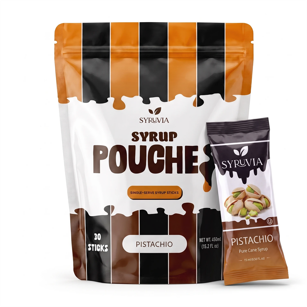 Pistachio Syrup Pouches