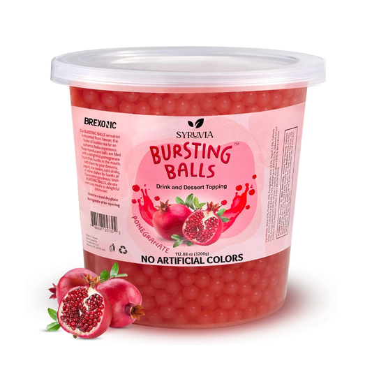 7 LB Pomegranate Flavored Popping Boba