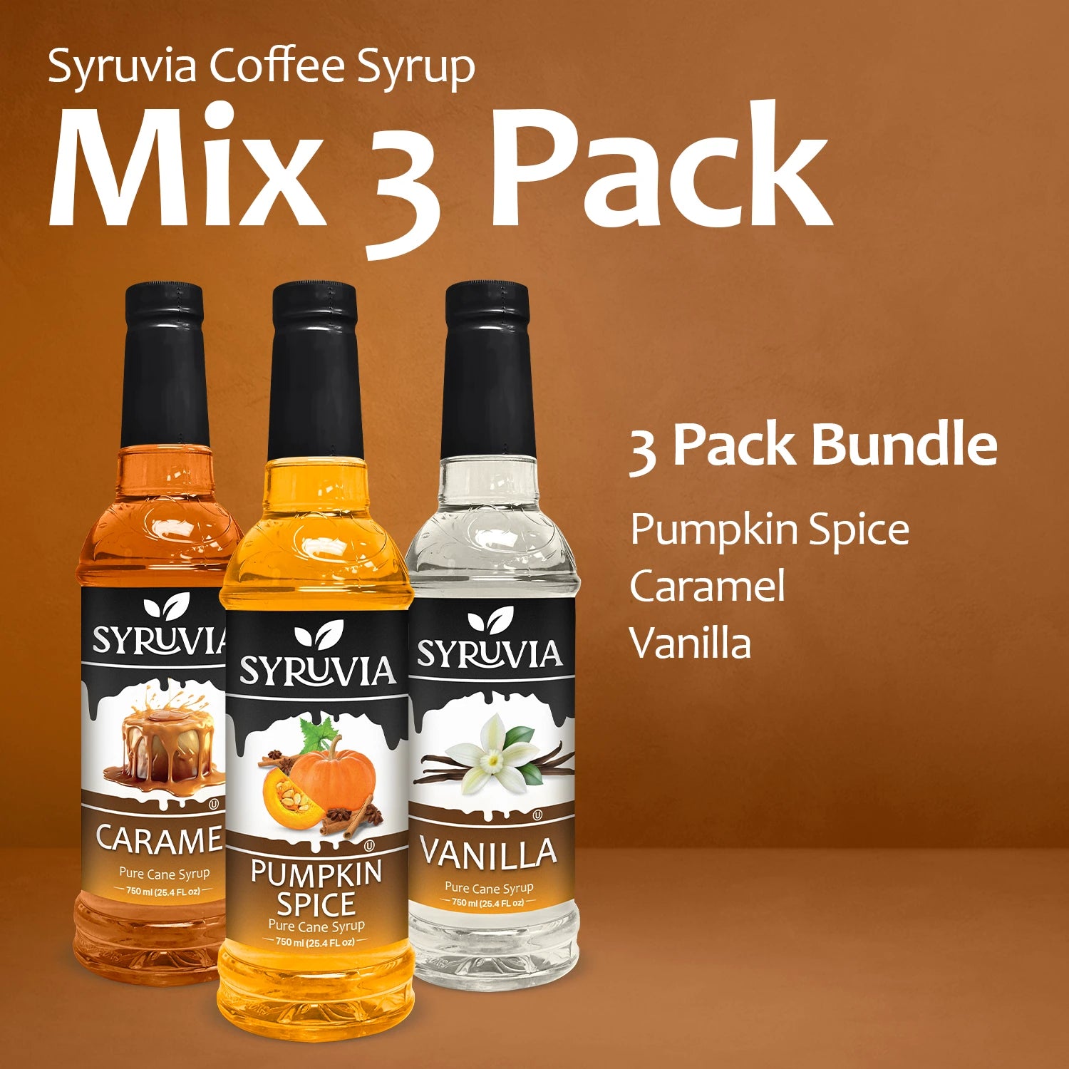 Pumpkin Spice Coffee Syrup Caramel Coffee Syrup Vanilla Coffee Syrup 
