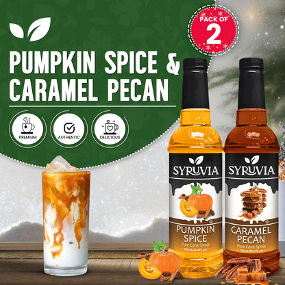 Pumpkin Spice Syrup Caramel Pecan Syrup for Coffee