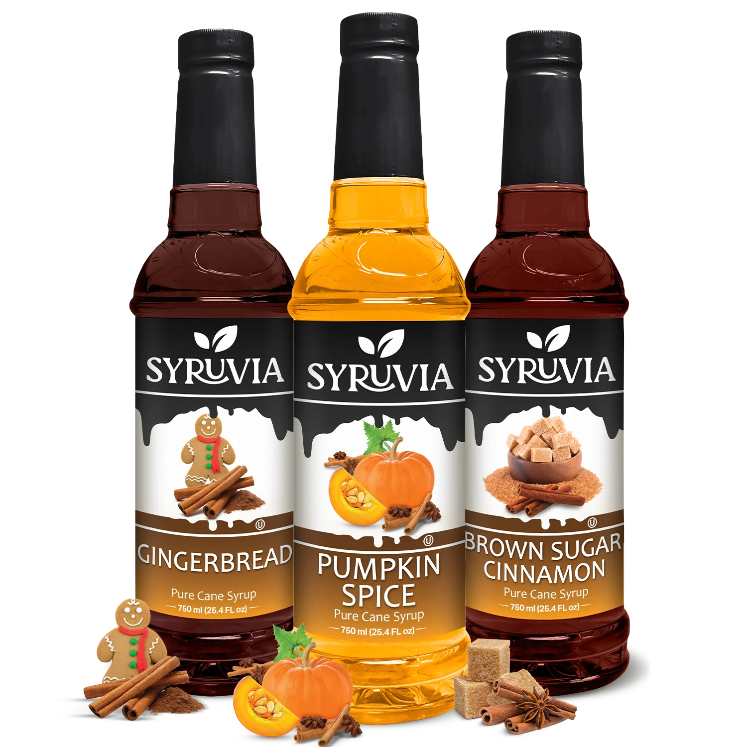 Pumpkin Spice Syrup Gingerbread Syrup Brown Sugar Cinnamon Syrup 