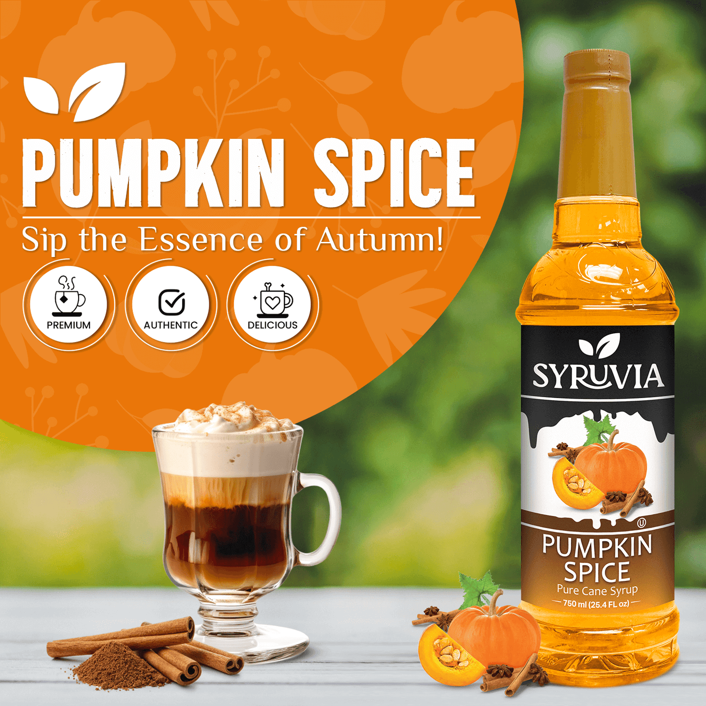 Pumpkin Spice Syrup Syrup for Coffee