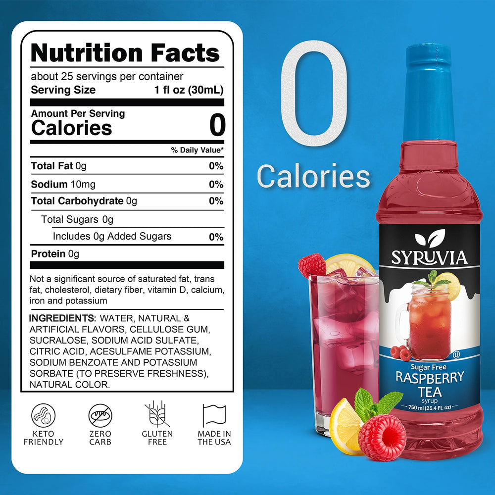 Sugar Free Raspberry Tea Syrup