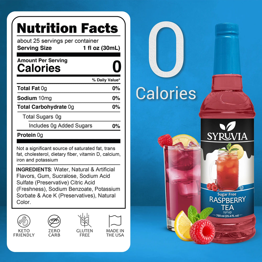 Sugar Free Raspberry Tea Syrup