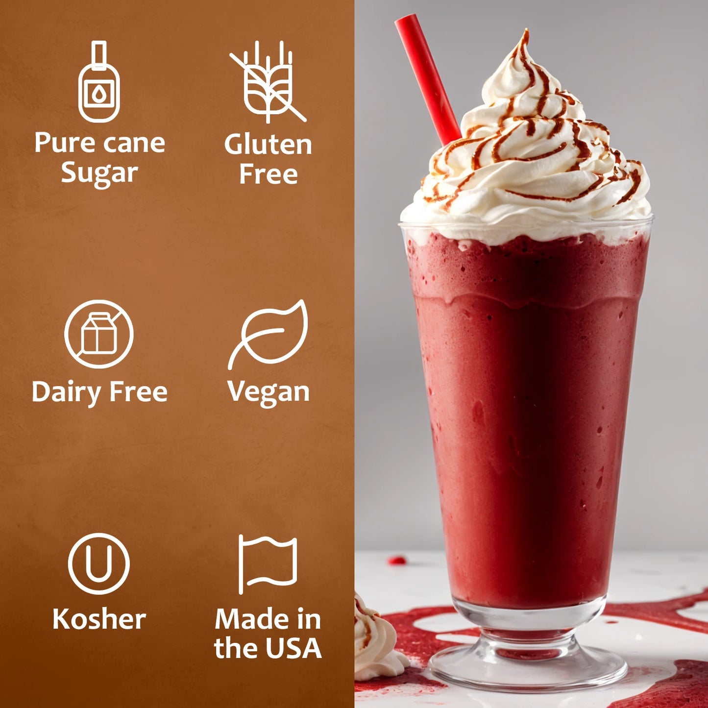 Red Velvet Syrup Dairy Free