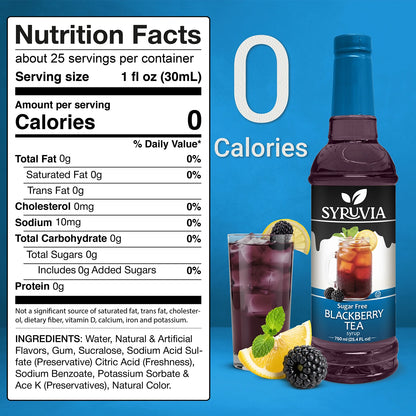 Sugar Free Blackberry Tea Syrup