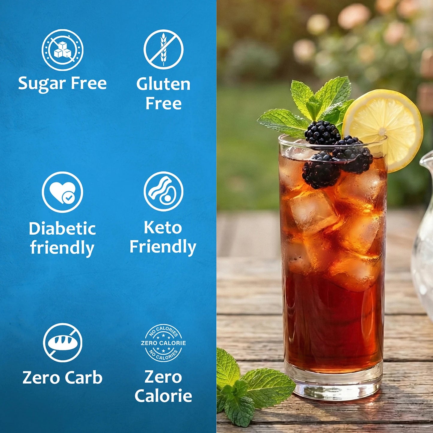 Sugar Free Blackberry Tea Syrup