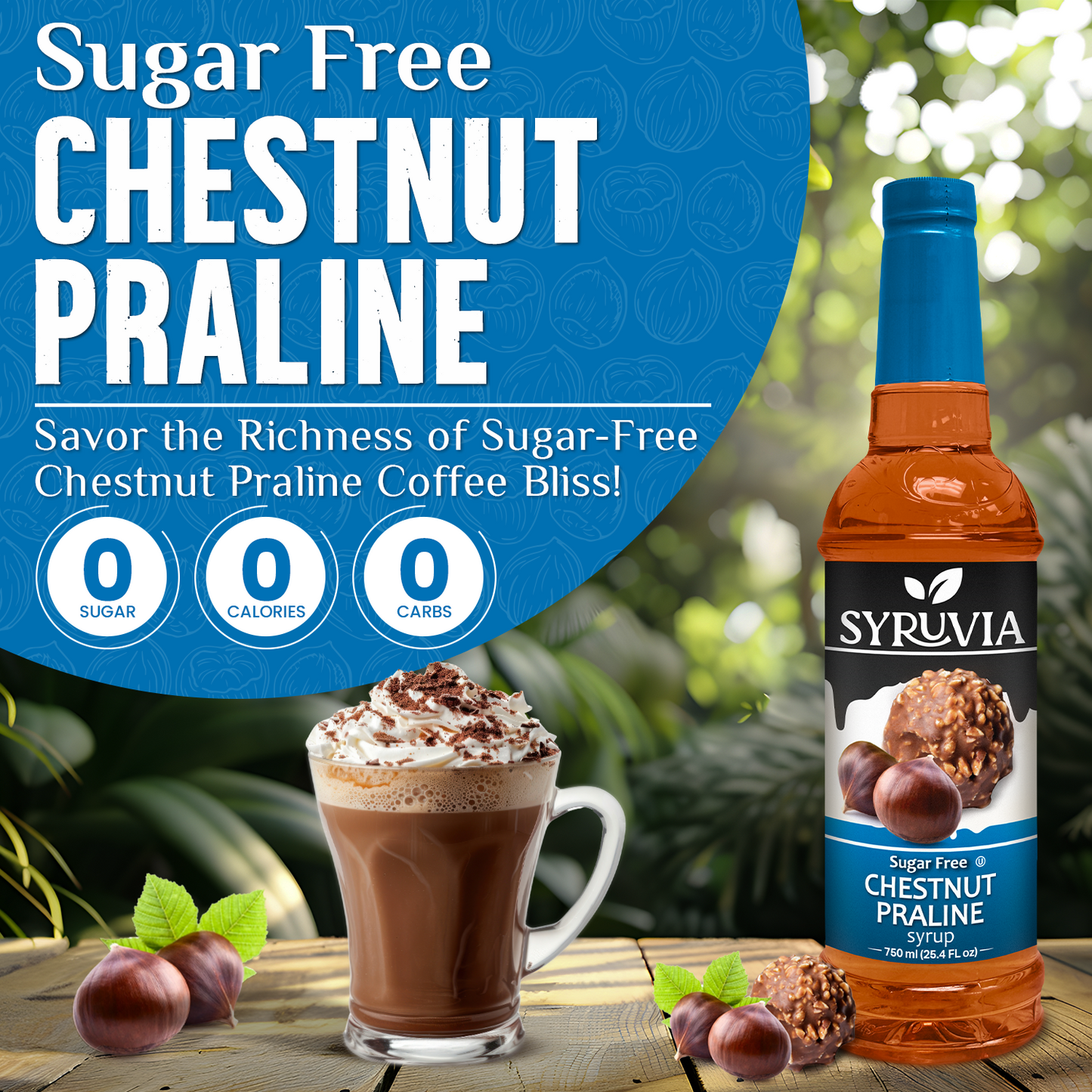 Sugar-Free Chestnut Praline Syrup