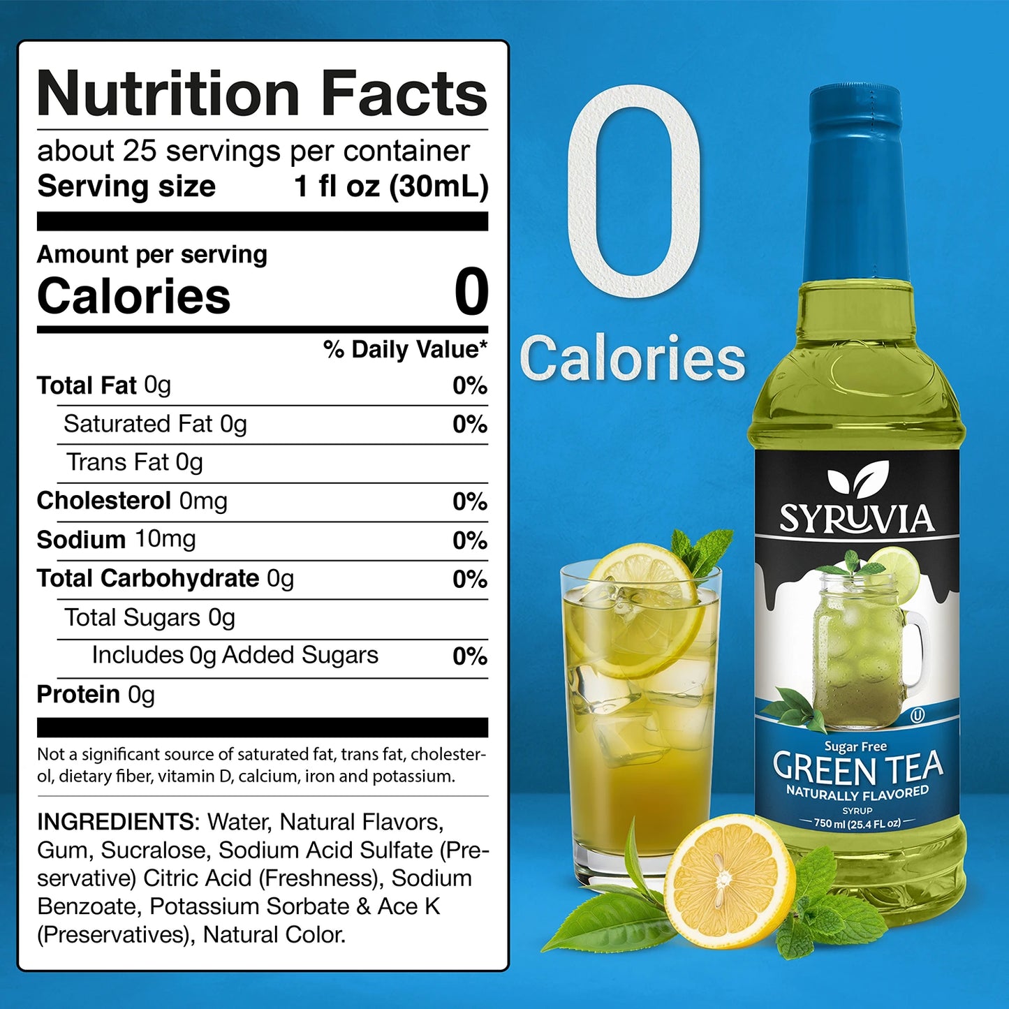 Sugar Free Green Tea Syrup