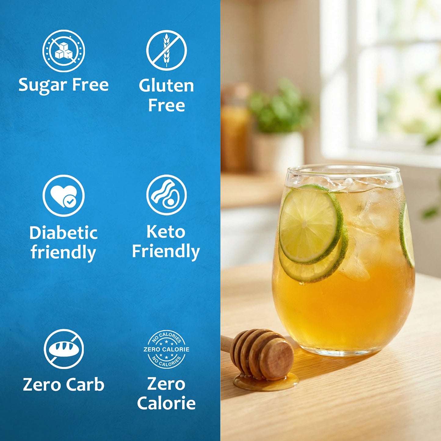 Sugar Free Honey Lime Syrup