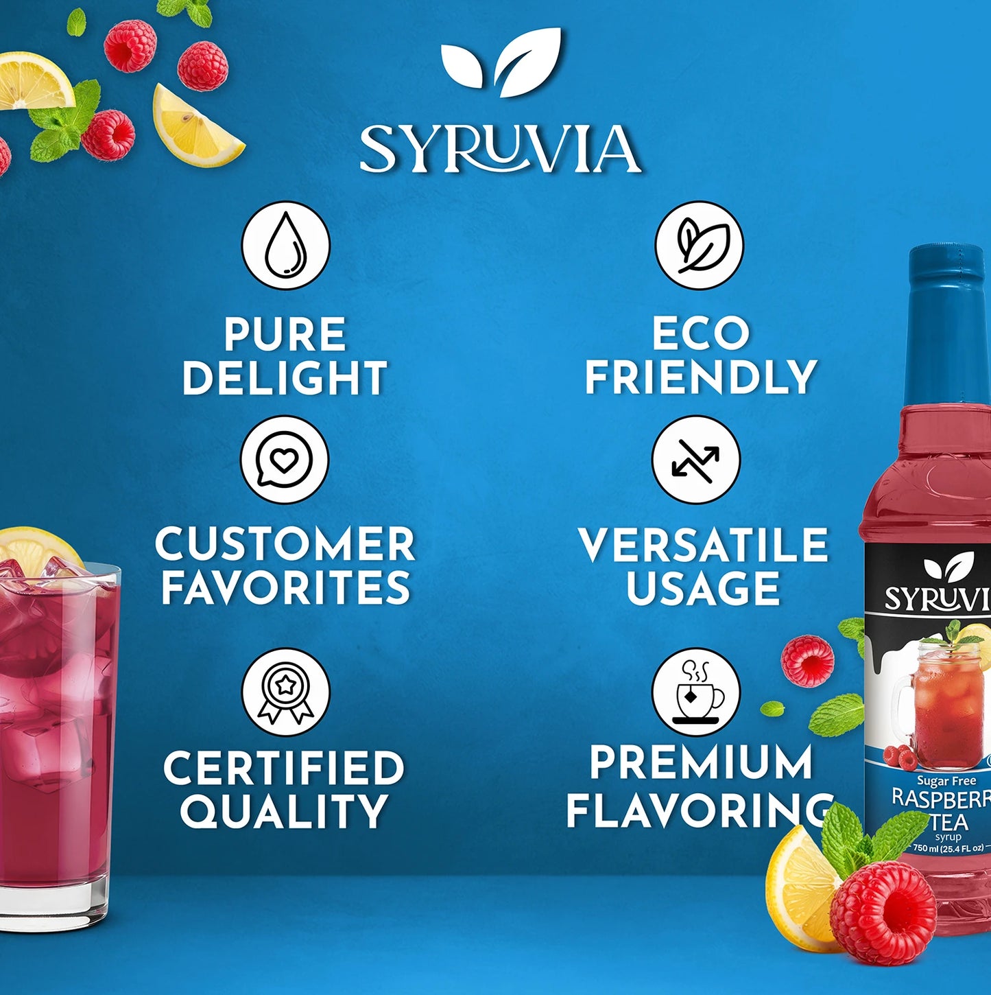 Sugar Free Raspberry Tea Syrup