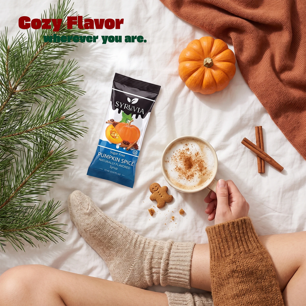 Sugar Free Pumpkin Spice Syrup Pouches